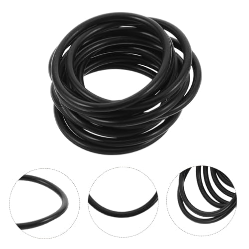 12Pcs Microphone Shock Mount Bands Elastic Anti-Vibration Rubber Rings Mic Vibration Rubber Ring Replacement for Condenser Mics Broadcast Interviews Studio Recording