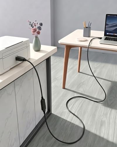 Meokse USB Extension Cable 15FT, USB 3.0 Extension Cable USB Male to Female Cord Compatible with Webcam, Camera, Phone, hub, Mouse, Keyboard, Printer, Hard Drive, VR, 5M - color: 15FT/5M