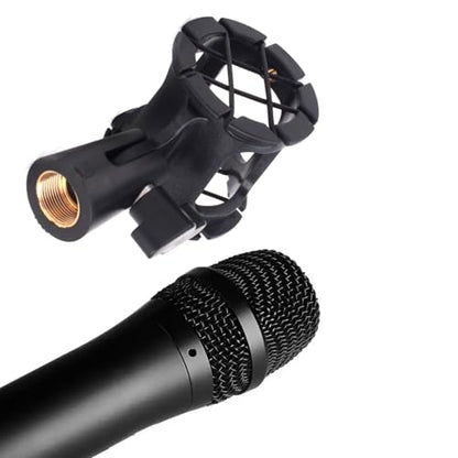Microphone Mic Stand Suspension Shock Mount Pencil Clip Clamp Holder Bracket With Cold Shoe Mount Stand Replacement