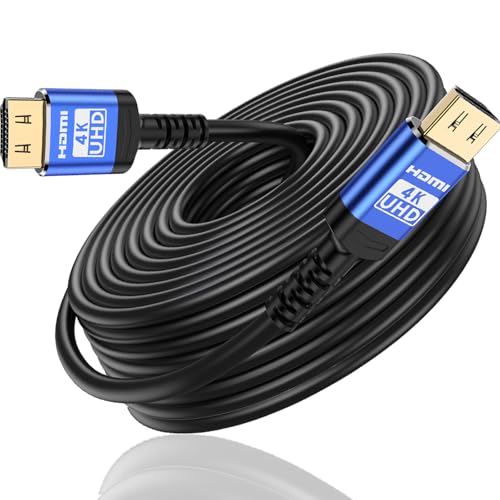 18Gbps 75 ft hdmi Cable with Gripping Connectors,4k Ultra high Speed Ethernet 2.0 Flexible Cord Support 4K@60Hz HDR,HDCP2.2,ARC,3D and CEC for HDTV/PS4/3/Xbox/Monitor/Projector ect - size: Standard 75 ft
