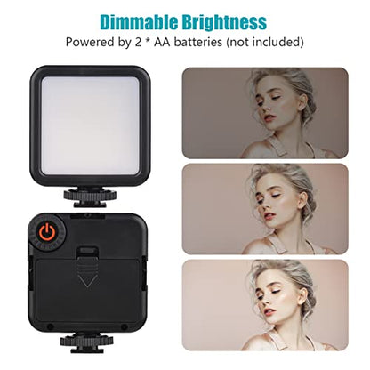 Smartphone Vlog Kit Professional LED Video Light Condenser Microphone Tripod for Live Stream Vlog Video for, Plastic