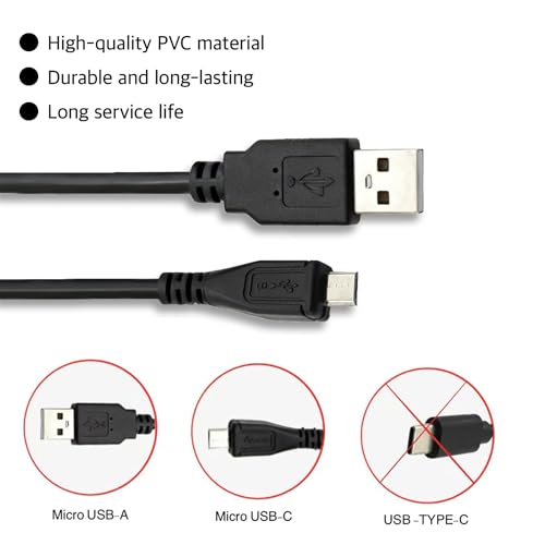 Micro USB Charging Cable for Children's Camera Universal Charging Cable Compatible with Instant Digital Cameras (only Compatible with Micro-USB Port Devices) (3.3 FT)