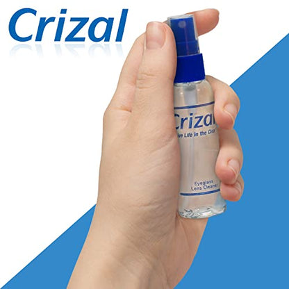 Crizal Eyeglass Lens Cleaning Solution – 4 Pack – Safe for AR-Coated Lenses – Designed & Tested by The AR Coating Experts - color: 2oz Spray / 4 Pack