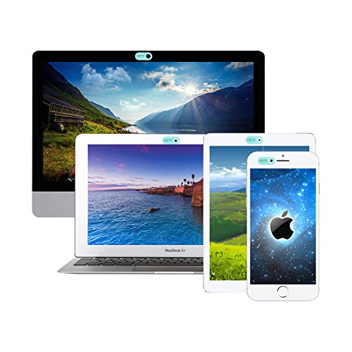 Webcam Cover Slide 6 Pack Ultra Thin 0.027 Inch Laptop Camera Cover Slide Multicolored for Desktop, PC, Tablet, Smartphone, MacBook, iMac, iPad Protect Your Privacy and Security