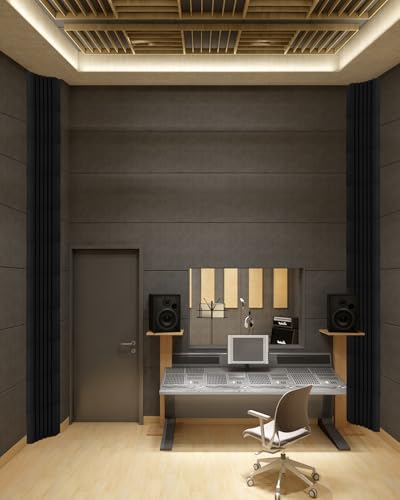 8 Pack - Bass Traps Acoustic Foam Corner, 9.8x9.8 * 4.7'' Black Bass Traps Corner Studio Foam, High Density and Fire-Proof Bass Traps Acoustic Panels Recording Studio Acoustical Treatments - size: 8Packs Bass Traps