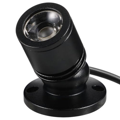 Uonlytech Small LED Spotlight Jewelry Showcase Small LED Spot Light USB- Powered Spotlight for Jewelry, White Light - color: Black, size: 4.3X2X2CM