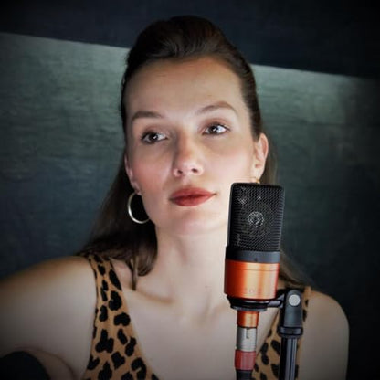 ESI cosMik 10 Studio Condenser Mic: Cardioid, Low Noise, Ideal for Vocals, Instruments, Streaming, with Stand & Cable - style: cosMik 10 XLR Microphone