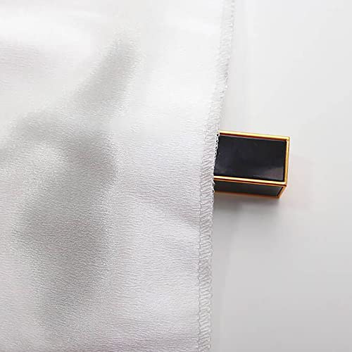 Satin Photography Background Silk, Glossy Fabric Cloth Backdrops for Goods, Crafts, Jewelry, Cosmetics, Food Photoshoot and Flat Lay (White, 4.9×3.3ft/150×100cm) - color: White, size: 150 × 100 cm
