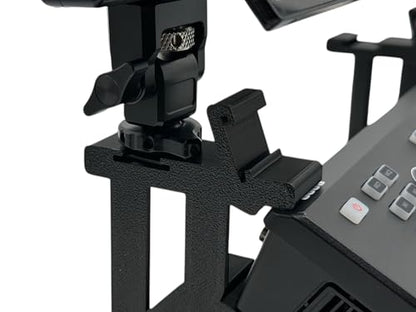 Combo Stand for Osee GoStream Deck and Multiple Cold Shoe Attachment Slots (6), Easy Install, Slide On Design, Non-Slip Feet