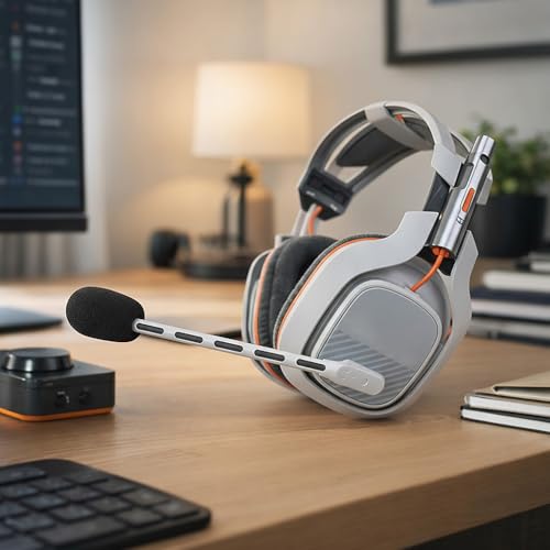 3 Pack Pop Filter Replacement for Astro A30 A40 A50 A40TR Gaming Headset, Foam Windscreen Mic Cover