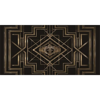 20x10ft Theme Backdrops for Photography Black and Golden Retro Texture Background Luxury Party Crazy Carnival Happy Birthday Party Portrait Booth Photo Studio Video Shooting Props - size: 20x10ft