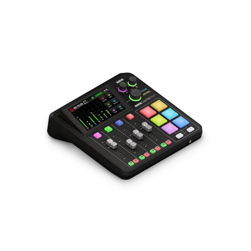 RØDE RØDECaster Duo Compact All-in-One Audio Production Solution for Podcasting, Streaming, Music Production and Content Creation (Black) - color: Black, style: RC Duo