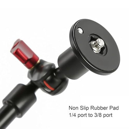 Bewinner Upgraded 31in Adjustable Articulating Friction Magic Arm with 1/4in 3/8in Thread & Super Clamp, Camera Mount 360 Degree Rotation for LED Light Microphone Video Rig (31 Inch)