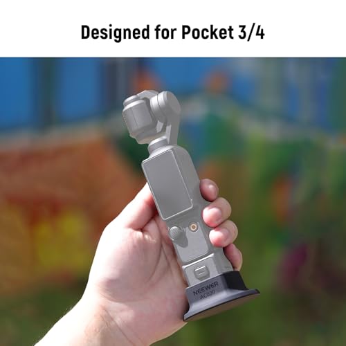 NEEWER Silicone Base Compatible with DJI Osmo Pocket 4P / 4/3 Gimbal Camera, ø64mm Nonslip Soft Stable Anti Scratch Desktop Camera Mount Support Stand Accessory, AC020 - style: AC020