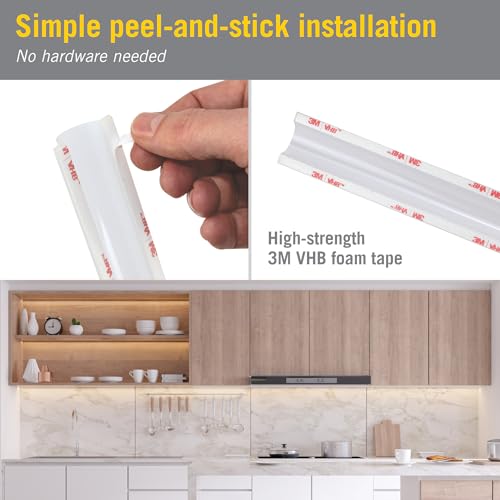 Armacost Lighting Self Adhesive LED Strip Light Diffuser 5-Pack 960061