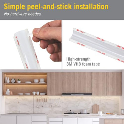 Armacost Lighting Self Adhesive LED Strip Light Diffuser 5-Pack 960061