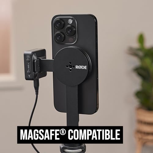 RØDE Magnetic Mount Smartphone Accessory Mount With Cold Shoe Slots and a 1/4-inch Thread (MagSafe Compatible)