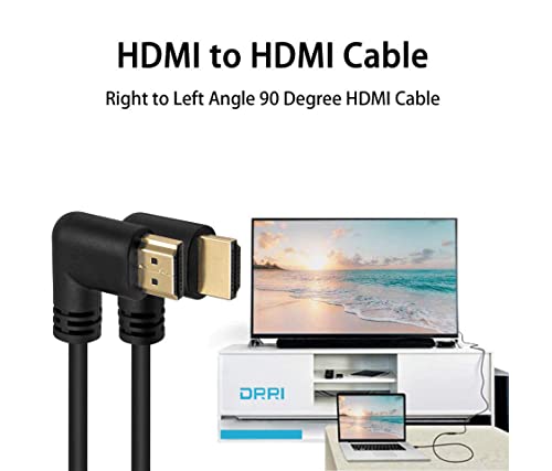 8K High Speed HDMI-A 2.1 Coiled Cable - Left Angle to Right Angle for Z Cam, Lumix S5 II, Sony A7IV, BMPCC4K, Hollyland 400s Transmitter - color: Black Coiled, size: Left HDMI-Right HDMI