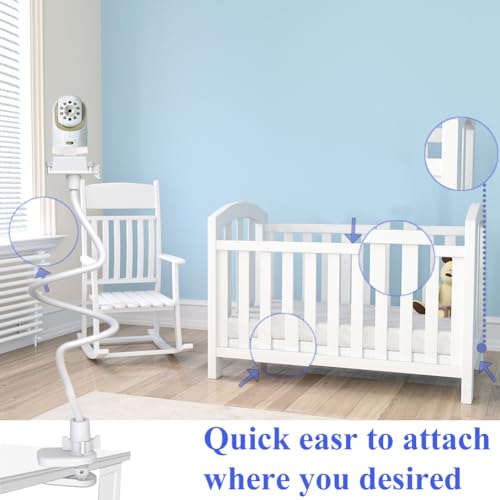Baby Monitor Holder Mount for Infant Optics DXR-8 PRO & DXR-8 - color: 33" for Infant Optics DXR-8&DXR-8 Pro
