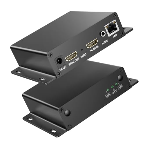 1080p60 PoE HDMI Encoder,with 4k60 Loopout,Support SRT,RTMP,RTSP,RTMPS,UDP,HTTP,HLS,WebRTC,TRTC,Icecast,SHOUTcast,Live Streaming Broadcast for YouTube, Facebook, Twitch, etc