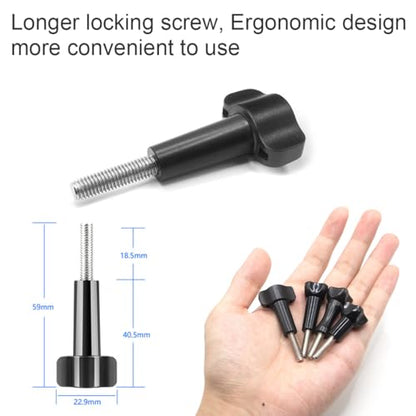 Action Camera Tripod Mount Adapter 1/4"-20 Conversion Adapter Converter Compatible with Gopro DJI Osmo Insta360 Sjcam Akaso for Tripod and Other 1/4 Accessories