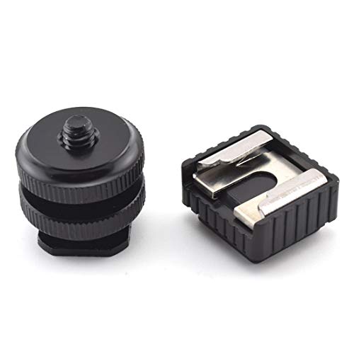 Camera Screw Kit, SDTC Tech 22 pcs Camera Hot Shoe Mount 1/4"-20 and 3/8"-16 Thread Tripod Screw Adapter Converter for Camera/Monopod/Ballhead/Light Stand etc. - color: Hot Shoe Kit