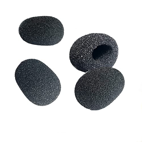 Luwigs 3pcs Lavalier Microphone Metal Tie Clips with 3pcs Lapel Mic Windscreen Foam Covers, Lapel Microphone Replacement Kit, Metal Lapel Mic Clips Sponge Cover Kit (6 Pack, 7.5mm) - color: 7.5mm