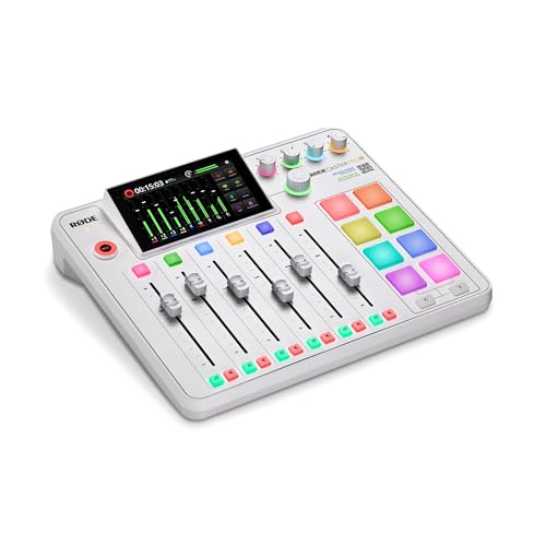 RØDE RØDECaster Pro II All-in-One Production Solution for Podcasting, Streaming, Music Production and Content Creation (White) - color: White, style: RCP II