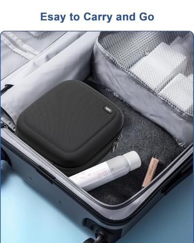 Krypthos Travel Camera Storage Case Compatible with Canon EOS Rebel T7/ R100/ R50/ 90D/ 2000D for Nikon D7100/ D7500 Sony Alpha ZV-E10, Camera Protective Storage Holder Organizer Bag Carrying Bag