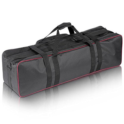 Neewer® 35"x10"x10"/90 x 25 x 25 cm Photo Studio Equipment Large Carrying Bag with Strap for Tripod Light Stand and Photography Lighting Kit(CB-05) - style: 30"x10"x10"/Black+red