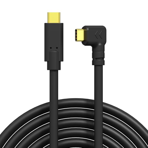 USB-C to USB-C Camera Connection Cable – for Fast Data Transfer and Live Preview for Canon R5/R8/R6 Sony A9 III/A1 II/A1/A9 II Nikon ZF/Z8/Z9 etc (5ft) - color: Black, size: 5ft