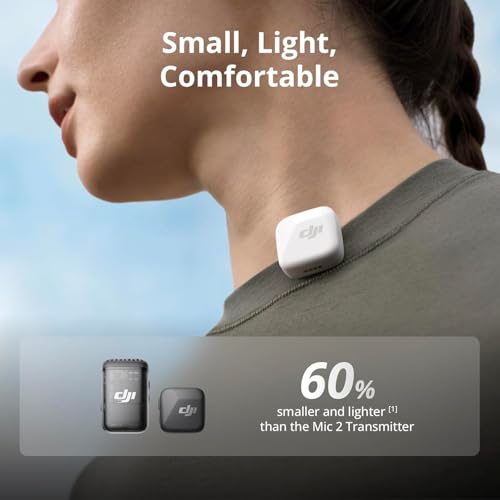 DJI Mic Mini (2 TX + 1 Mobile RX), Wireless Lavalier Microphone for iPhone 17/16/15 & Android/PC/Tablet, Plug-and-Play, 300m Transmission, Ultralight, Active Noise Cancelling, YouTube, Vlog, Streaming - style: Mic Mini (2 TX + 1 Mobile RX)
