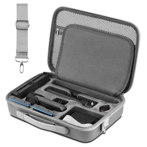 Carrying Hard Case for Insta360 X5, Dual Layer Protective Travel Bag for X4 | for Insta 360 X4 Air Basic Bundle Battery Charge Accessories Bullet Time Handle/114CM Selfie Stick- Storage Carrying Bag