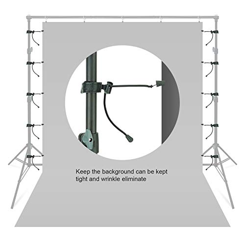 LINCO Lincostore Studio Backdrop Stand Clamp Clips Holder for Backgroud Muslin (10 Pack)