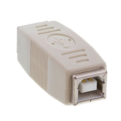 Cmple - USB B to B Adapter USB 2.0 Female to Female Coupler Jack to Jack Connector Converter for Printer Cable Scanner HDD External Hard Drive - size: Single, style: USB 2.0 B Female to B Female