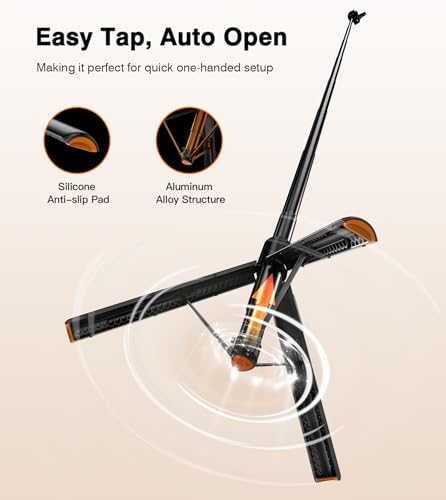 for Mag Safe Tripod for iPhone, 360° Angle for Front & Rear Shooting, 65” Selfie Stick for iPhone Android with Remote & Metal Ring,Magnetic Tripod Stand for Video Recording Travel Vlog Live Streaming
