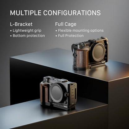 Tilta Camera Cage Pro Kit Compatible with Nikon ZR | Modular | Xeno Top Handle, Xeno Side Handle | ARCA 15mm LWS Baseplate | Cable Clamp, Cold Shoe | 1/4"-20 and 3/8"-16 Mounting Points | Black - size: Pro Kit