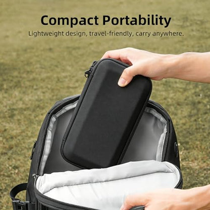 Osmo Pocket 3 Case, Portable Carrying Bag for DJI Osmo Pocket 3 Creator | Combo/Xtra Muse Vlogging Camera, Hard Storage Bag with Wrist and Carabiner, Surface Waterproof Travel kit Accessories