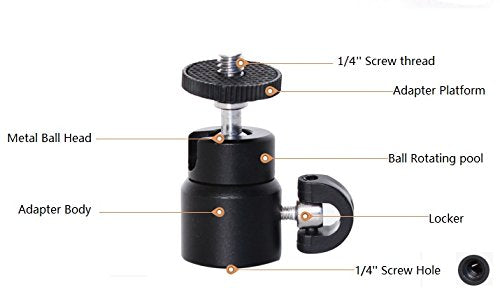 25'' Webcam-Mount Stand Clamp Holder for Acer 4K,ACR100 Webcams