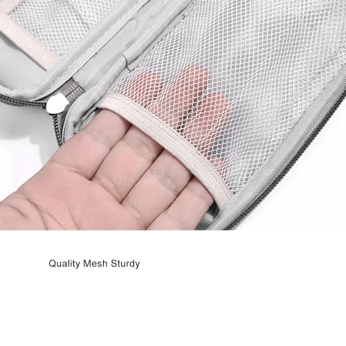 Organizer Bag Case Electronic Devices Travel Pouch Cable USB Charger Accessories Cellphone SD Power Bank Earphone - color: Signle Layer-Deep Blue