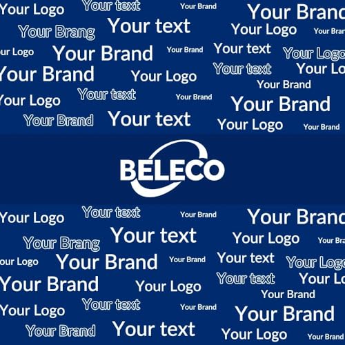 BELECO 8x8ft Custom Backdrop Step and Repeat Banner Customized Backdrop with Logo Text Picture Personalized Background Banner for Events Birthday Wedding Trade Show Business Photos Party Decorations - size: 8x8FT