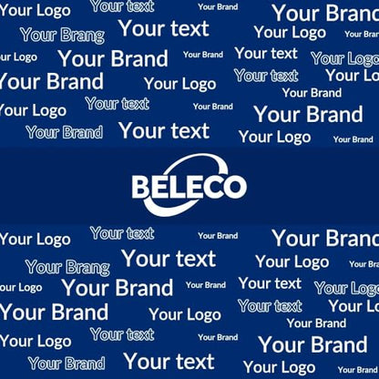 BELECO 6x6ft Custom Backdrop Step and Repeat Banner Customized Backdrop with Logo Text Picture Personalized Background Banner for Events Birthday Wedding Trade Show Business Photos Party Decorations - size: 6x6FT