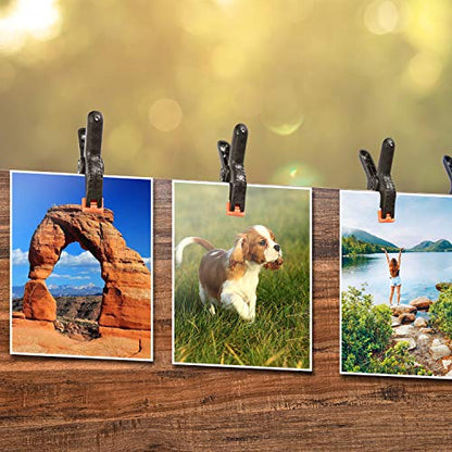 Yesker Backdrop Spring Clamps - 8 Pack, 4.4 inch Nylon Heavy Duty Clips for Background Stand, Photo Studio, Photography, Chromakey Screen, Wood Working - size: 8PCS