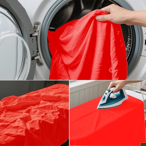 Red Photo Backdrop for Photoshoot Background Photography 3x5ft | Polyester, Seasonal Professional, Party Fashion Studio, Streaming Video Shooting - color: Red, size: 3X5 FT