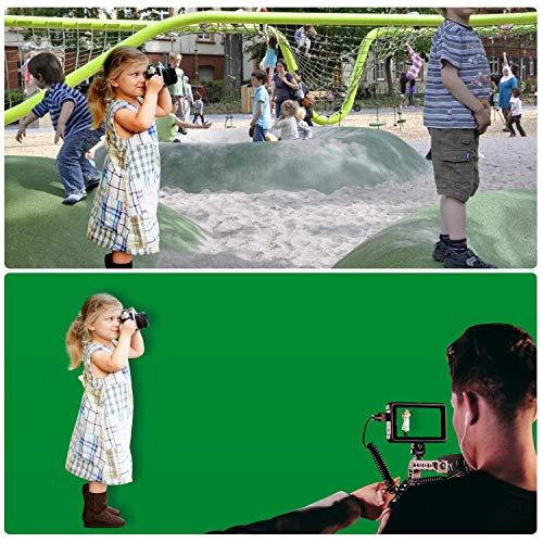 EMART Green Screen Backdrop, 10 x 20 Ft Photography Greenscreen Background Sheet Fabric Kit for YouTube Video Streaming Zoom, Small Photo Chromakey Muslin Cloth Curtain with 4 Clip - color: Green, size: 10 x 20 Ft