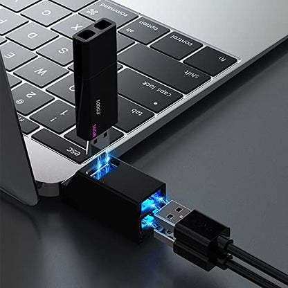 Long USB 2.0 Extension Cable 30FT with hub,Long USB2.0 A Male to Female,USB A Cable Extension Cord,USB 2.0 A Data Transfer Extender USB Cable， USB2.0 A Connector for USB Flash Drive/Hard Drive - style: 30ft