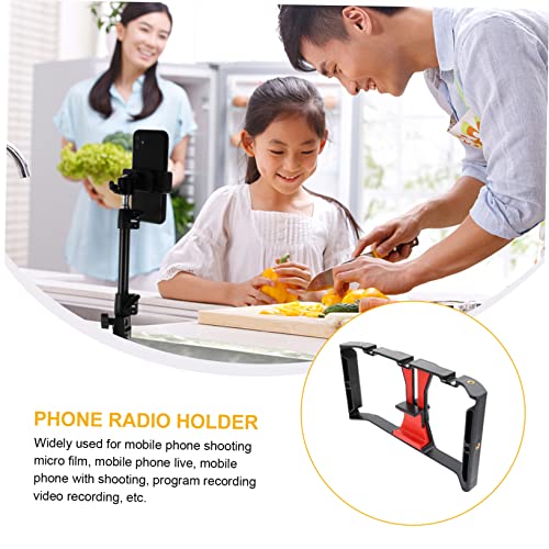 Hand Held Phone Stabilizer Grip Smartphone Video Rig with Retractable Design Compatible with Mobile Phones for Filmmakers and Content Creators Includes Three Slots for Accessories