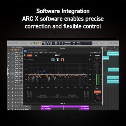IK Multimedia ARC X Room Correction, Monitor Calibration & Speaker Emulation – Studio Acoustic Measurement Mic, Virtual Monitoring & Low-Latency Plug-in Included - size: ARC X w Mic