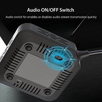 j5create Wireless Extender for USB Webcam, Microphones, or Speakers, Ideal for Streaming & Conferencing, No USB Mouse/Keyboard Compatibility (JVW120)