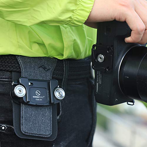 SUNWAY CP-39 39mm Arca Swiss Plate (2PCS) for DLSR Camera, Tripod Quick Release QR Plate